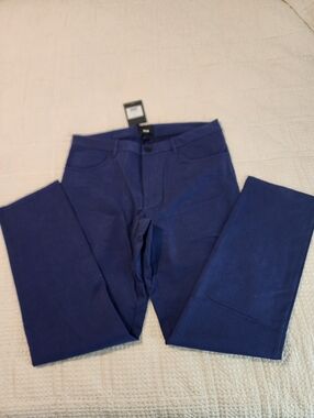 Away Travel NWT Men's Dark Blue Classic Straight Leg Staple Pant Sz 36/31
